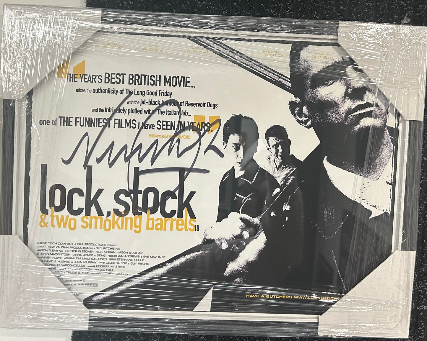 Vinnie Jones Lock Stock & Two Smoking Barrels Photo Framed