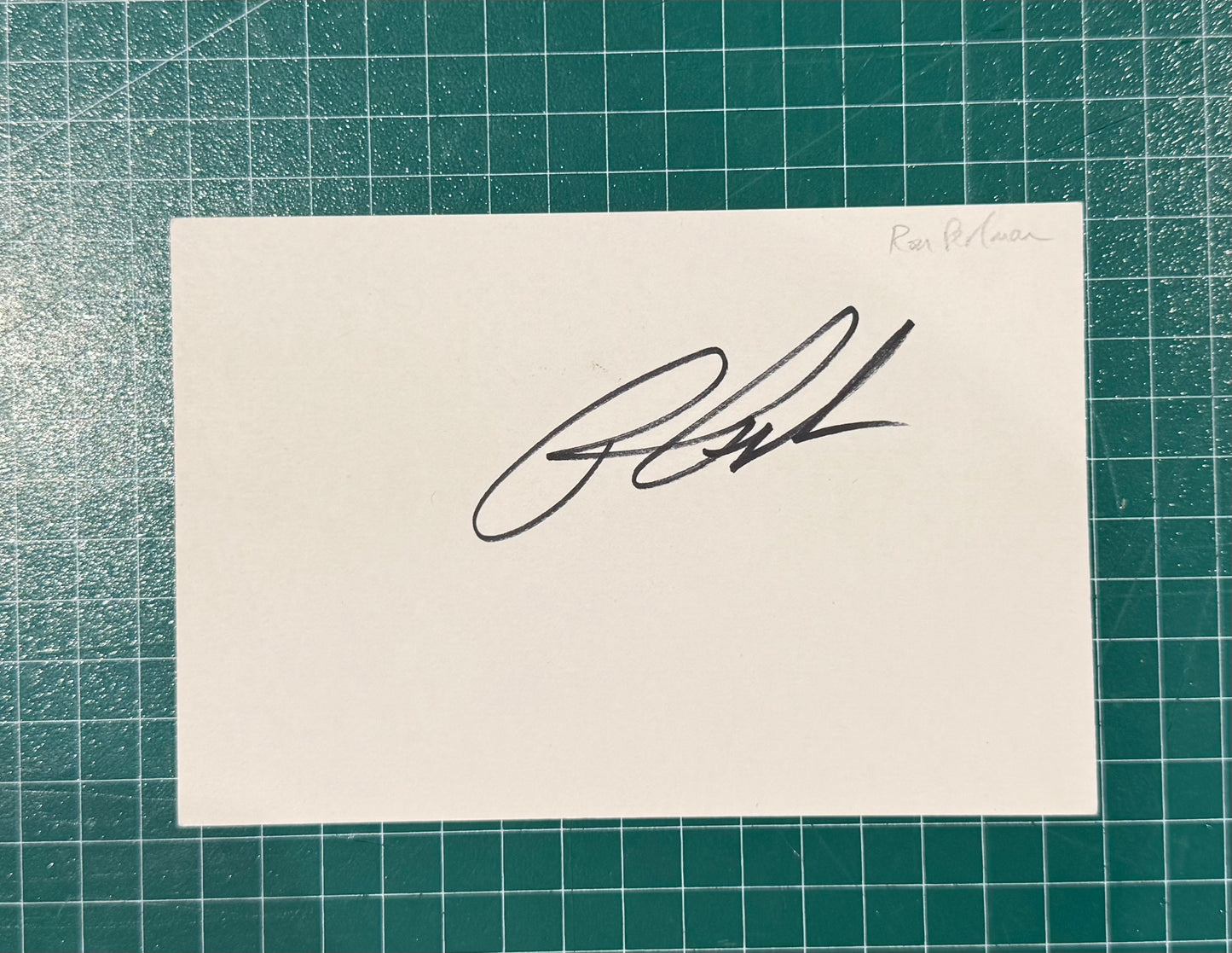 Ron Perlman 'Clay Morrow' - Sons of Anarchy Signed White Card