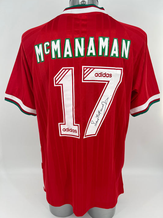 Steve McManaman Signed Liverpool Shirt