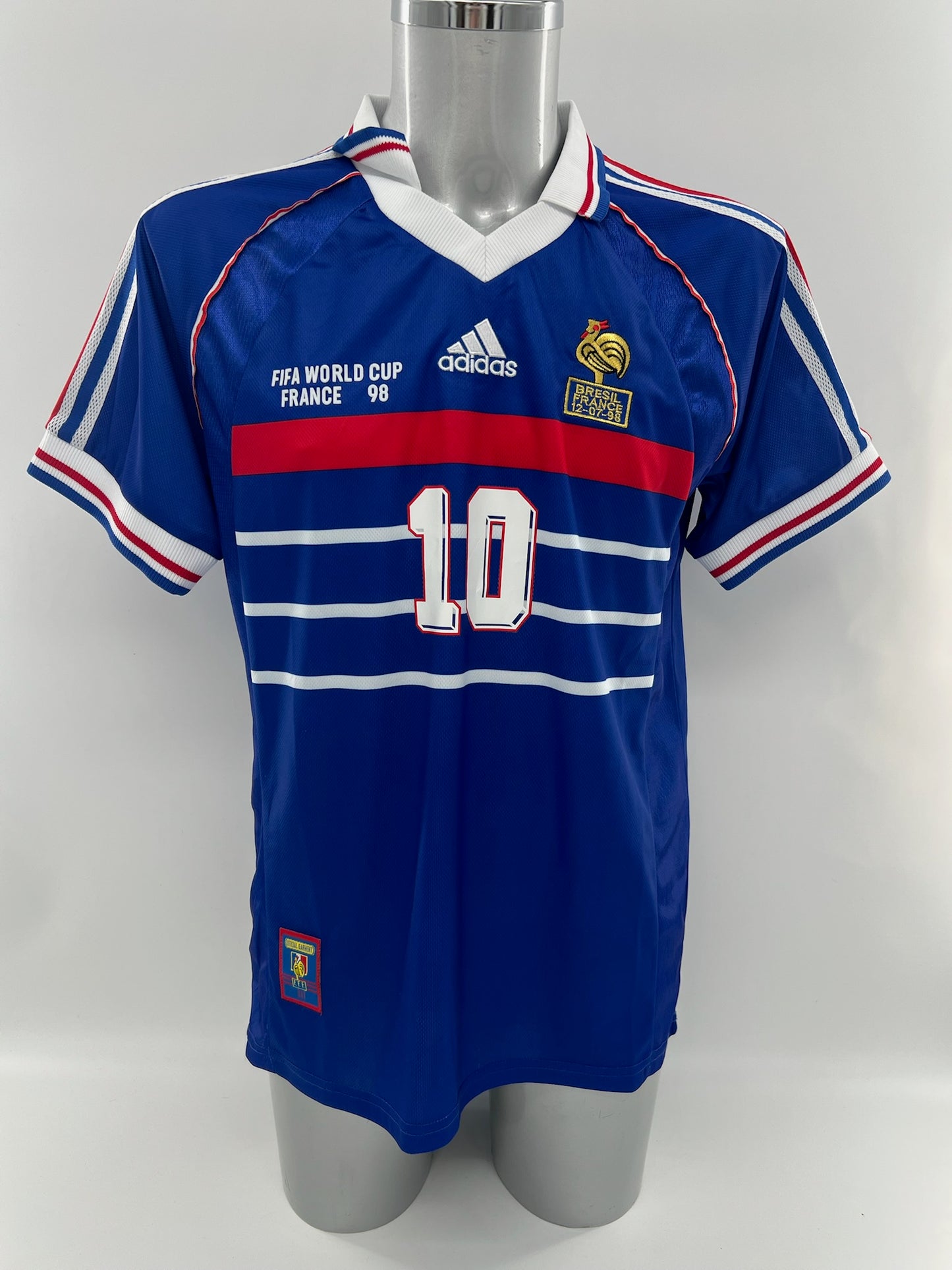 Zindedine Zidane France 1998 World Cup Shirt