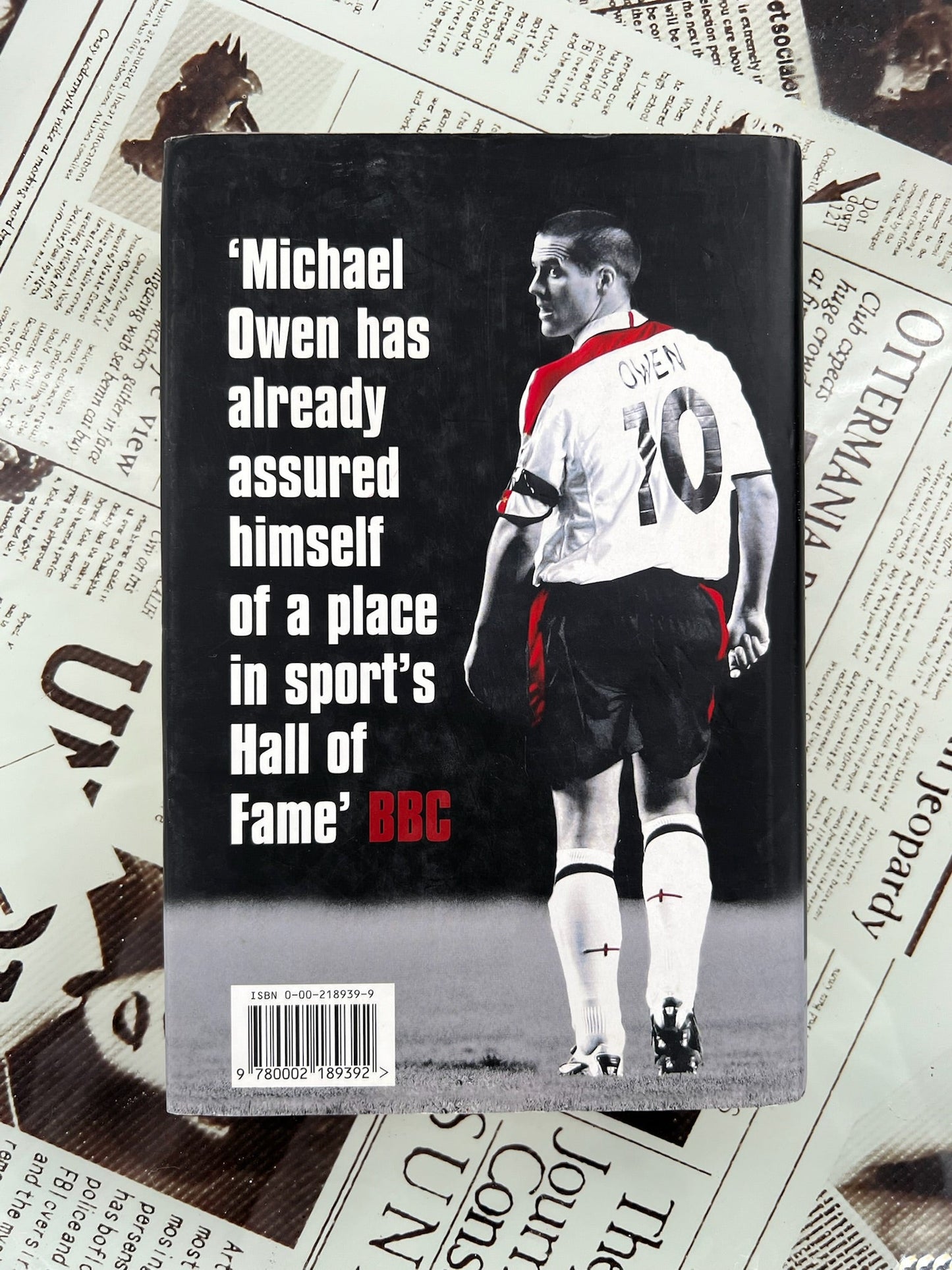 Michael Owen 'Off The Record' - Autobiography Unsigned