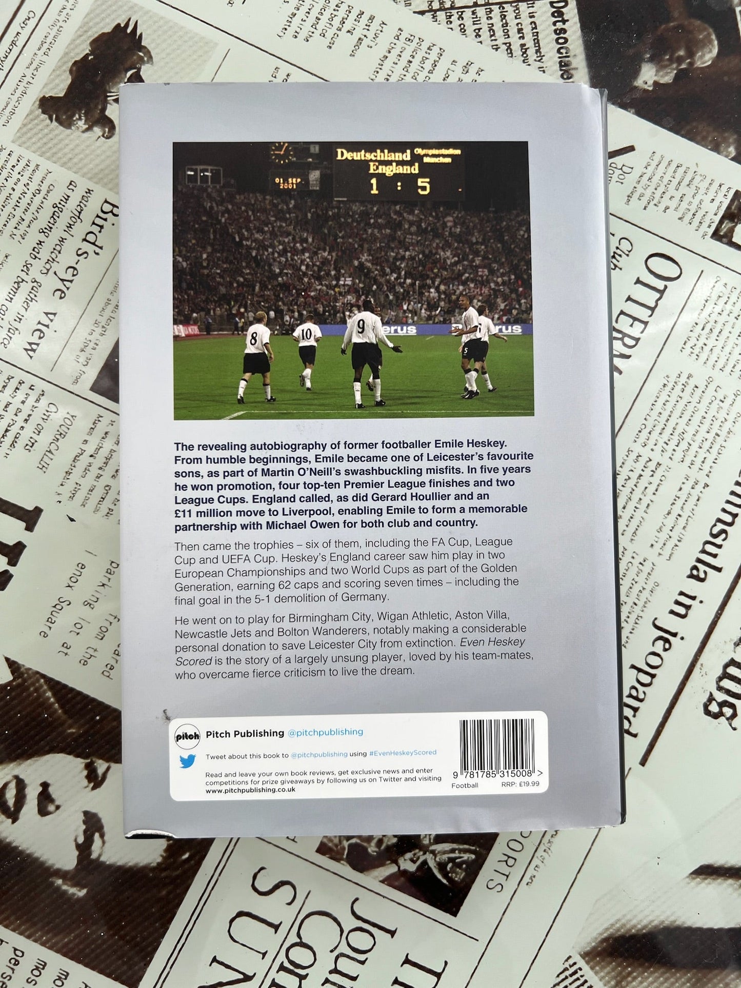 Emile Heskey 'Even Heskey Scored' - Autobiography Signed