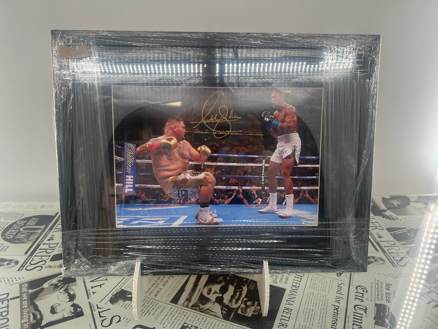 Anthony Joshua Signed Boxing Photo
