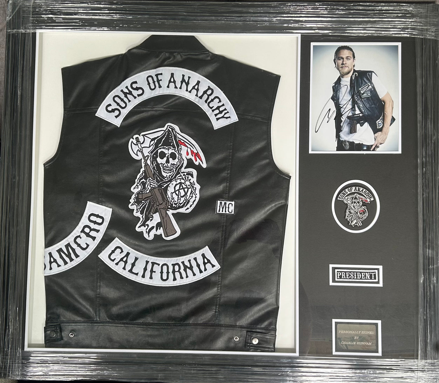Charlie Hunham Jax Teller Sons of Anarchy Signed Photo & Cut