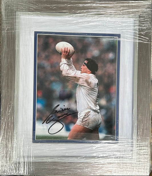 Brian Moore Signed England Rugby Photo