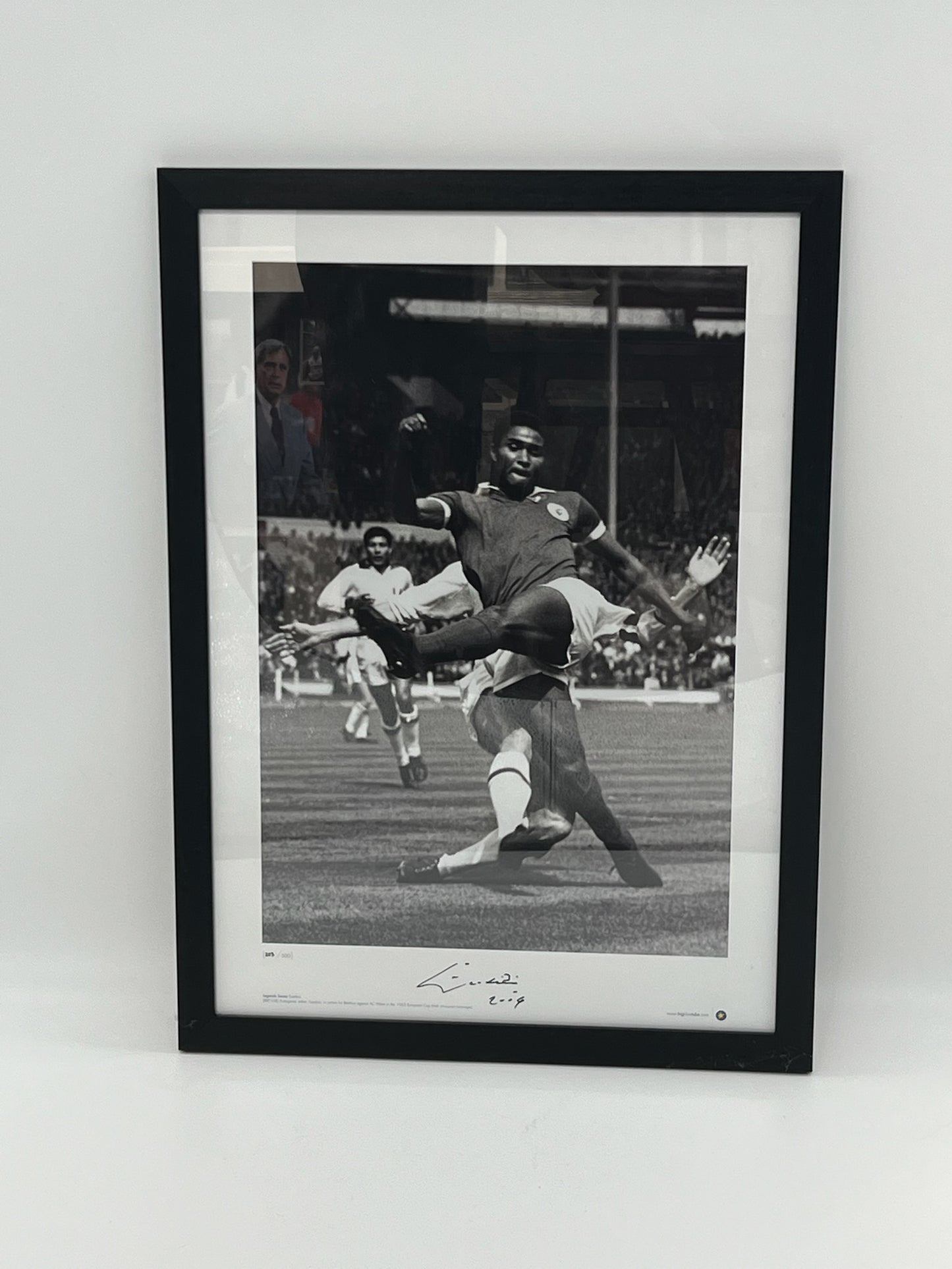 Eusebio signed Portugal picture