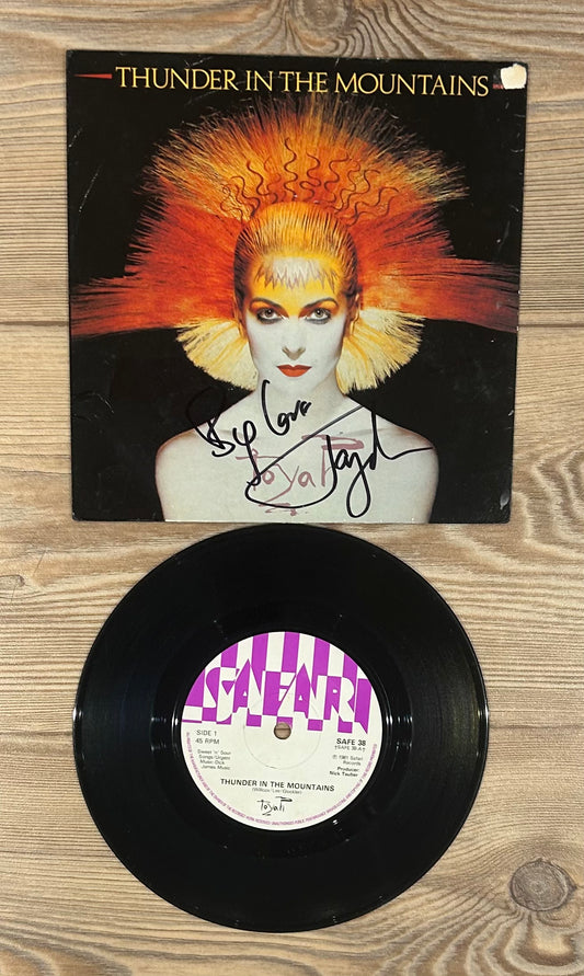 Toyah Wilcox signed LP Cover #2
