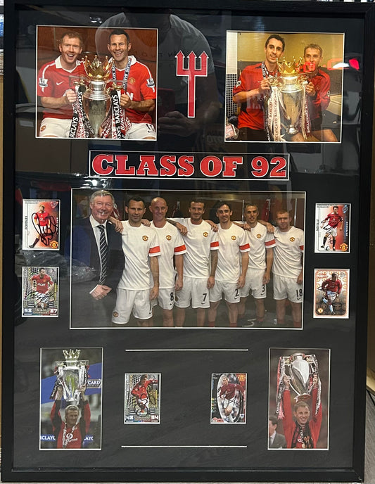 Class of 92 Signed Manchester United Framed