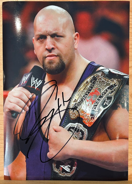 Paul "The Big Show" Wight Signed Wrestling Photo