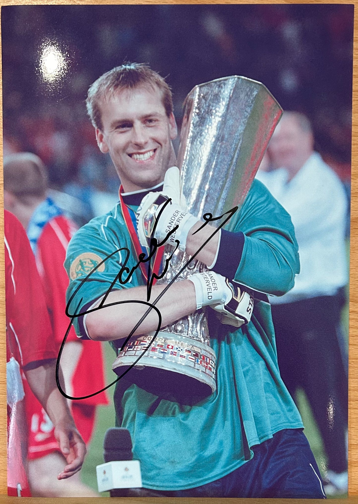 Sander Westerveld Signed Liverpool Photo