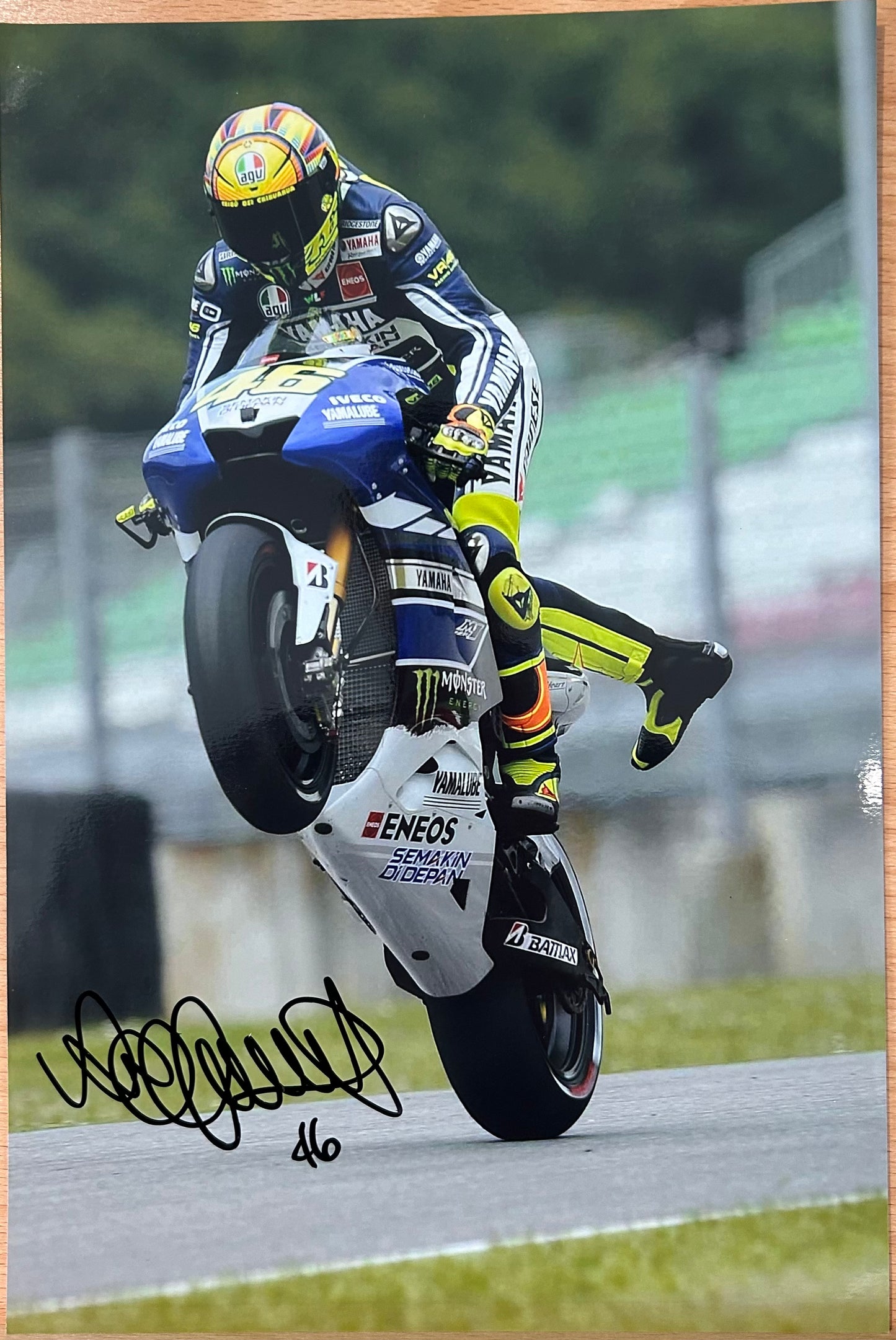 Valentino Rossi Signed Photo