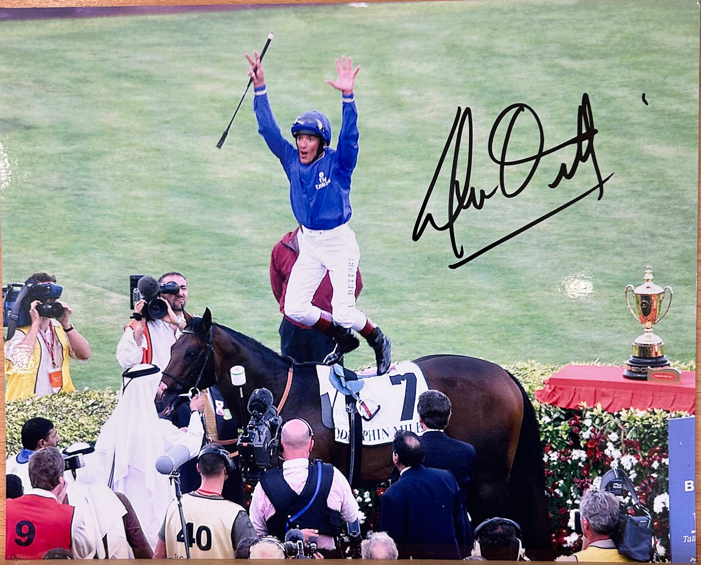 Frankie Dettori signed photo