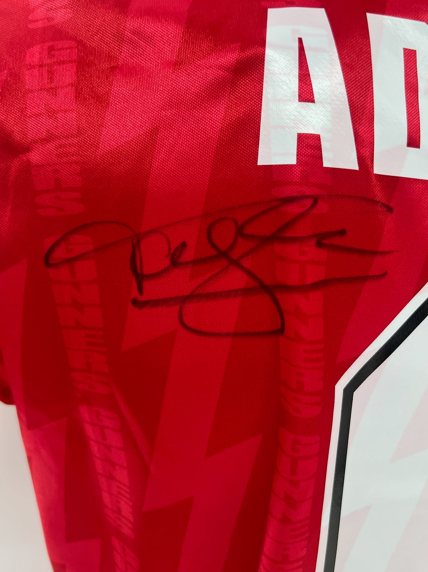 Tony Adams Signed Arsenal Shirt