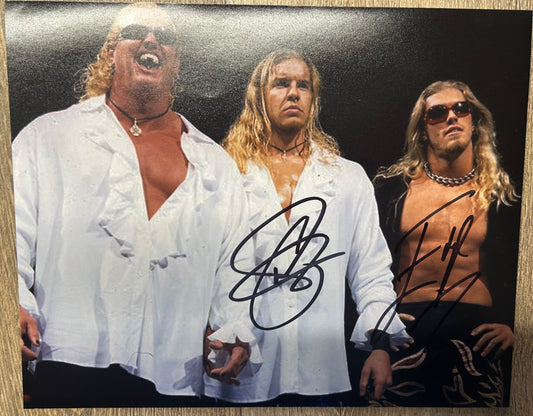 Edge & Christian Dual Signed WWF/WWE Photo