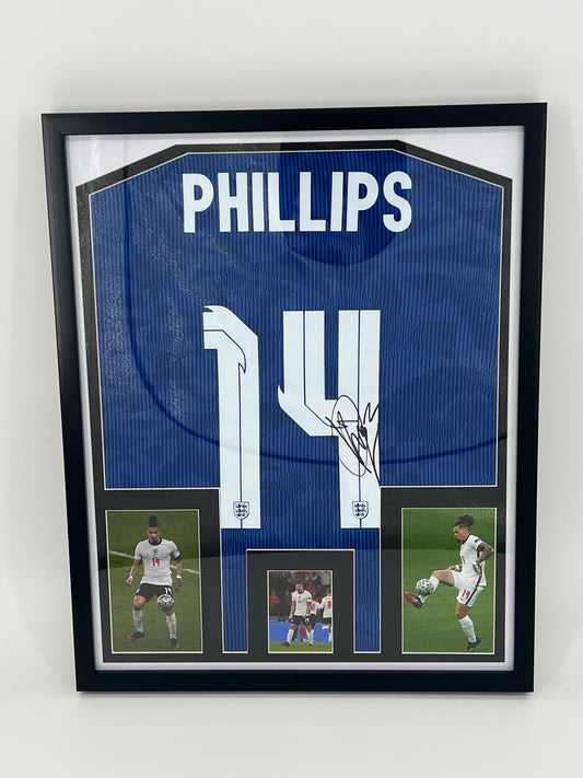 Kalvin Phillips Signed England Shirt Framed