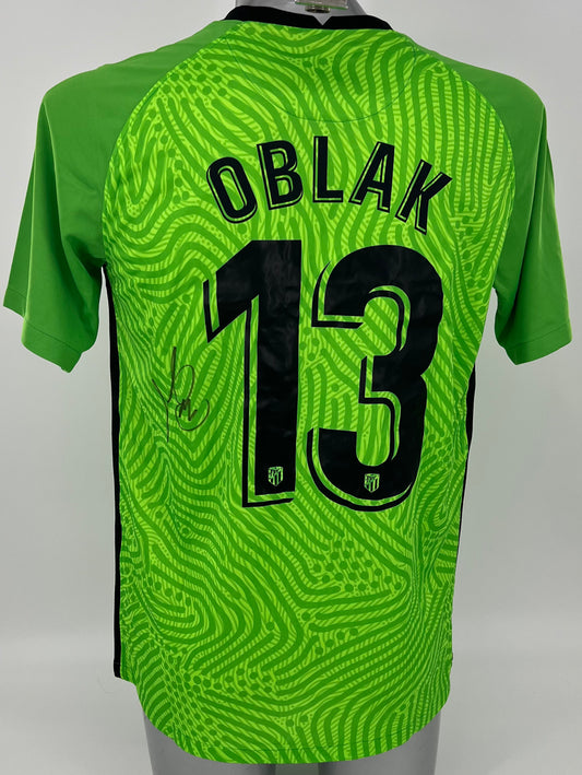 Jan Oblak Signed Atletico Madrid Shirt
