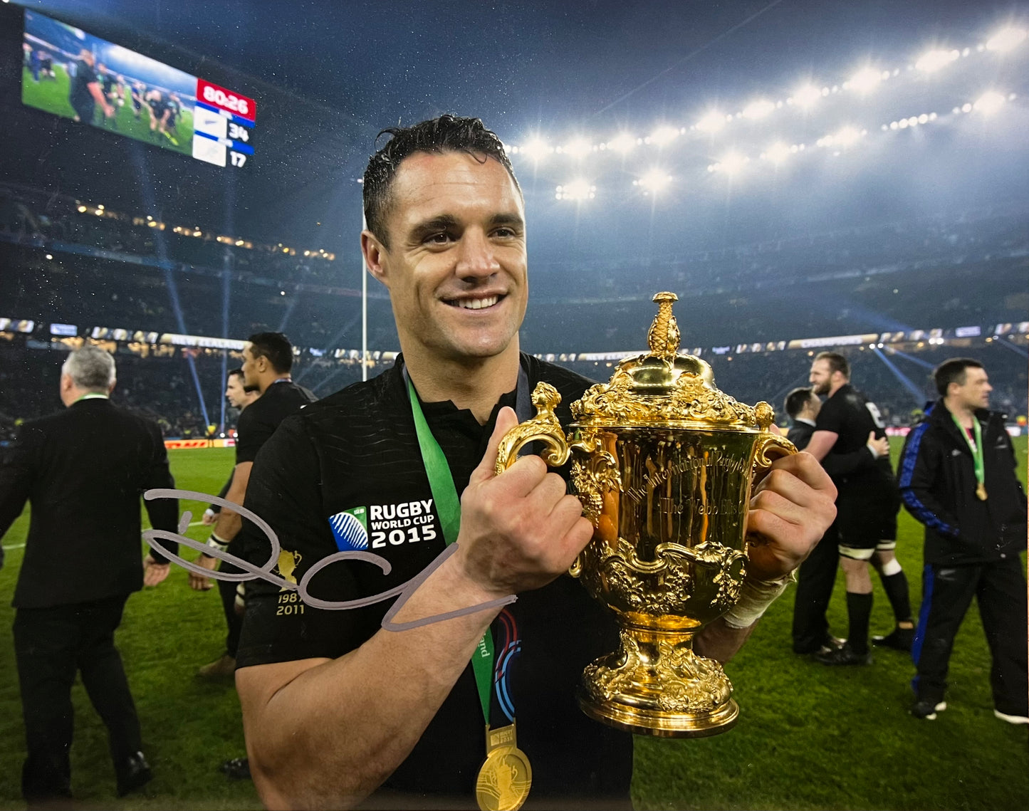 Dan Carter Signed New Zealand Photo - 3 different versions available
