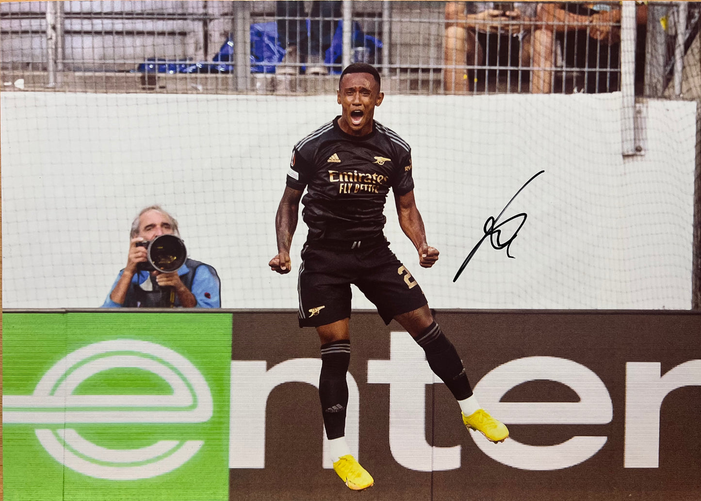 Marquinos Signed Arsenal Photo