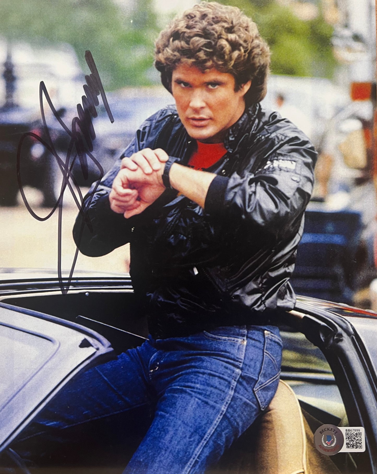 David Hasselhoff Knightrider Signed Photo