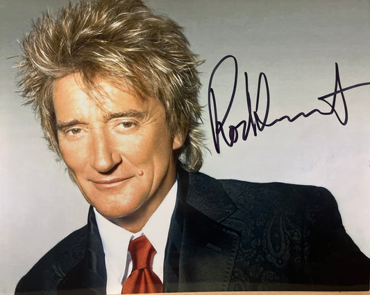 Rod Stewart Signed Photo