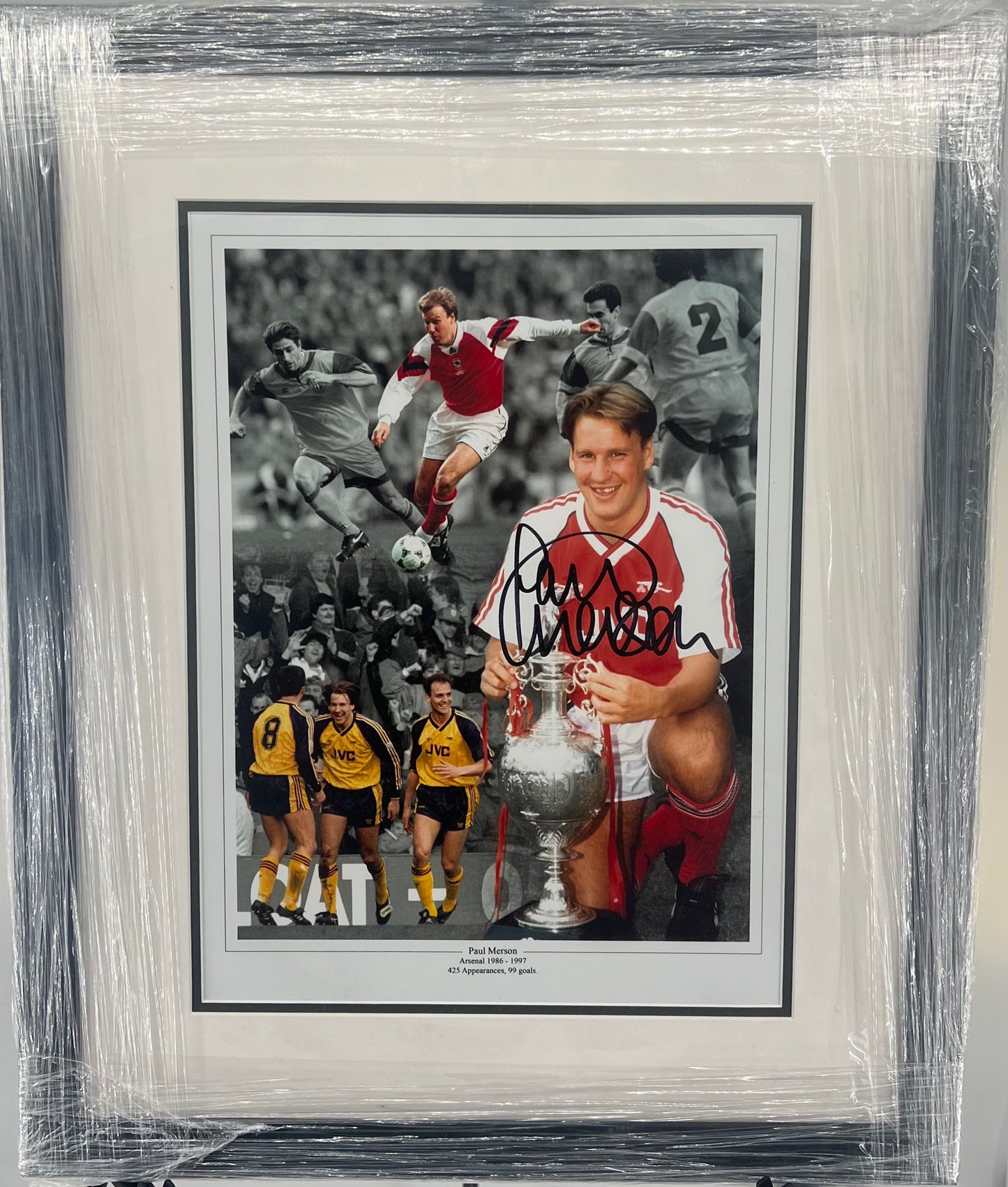 Paul Merson Signed Framed Photo