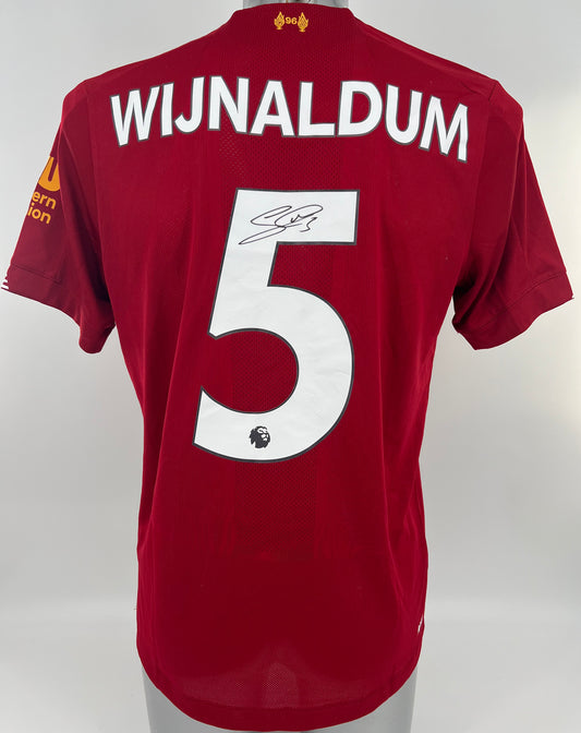 Georginio Wijnaldum Signed Liverpool Shirt