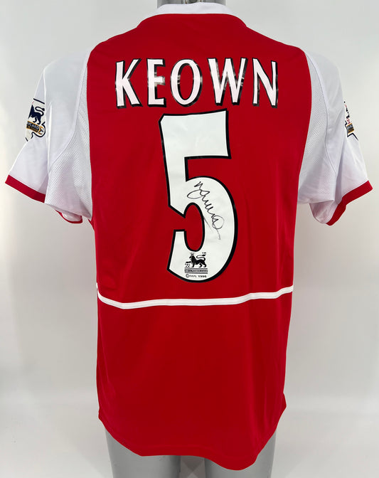 Martin Keown Signed Arsenal Shirt