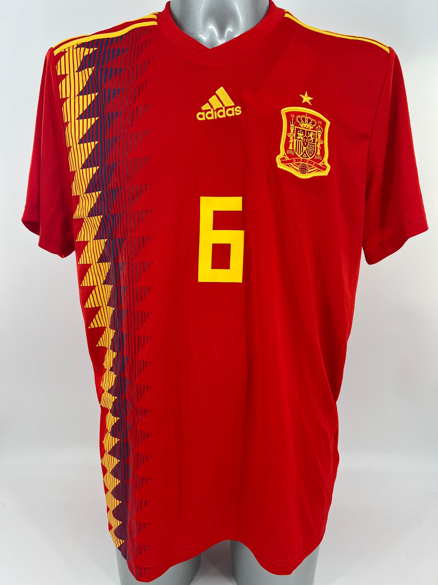 Andres Iniesta Signed Spain Shirt