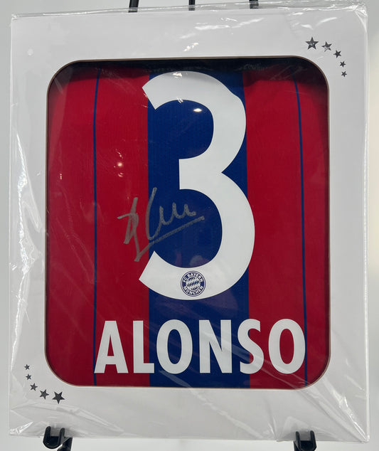 Xabi Alonso Signed Bayern Munich Shirt