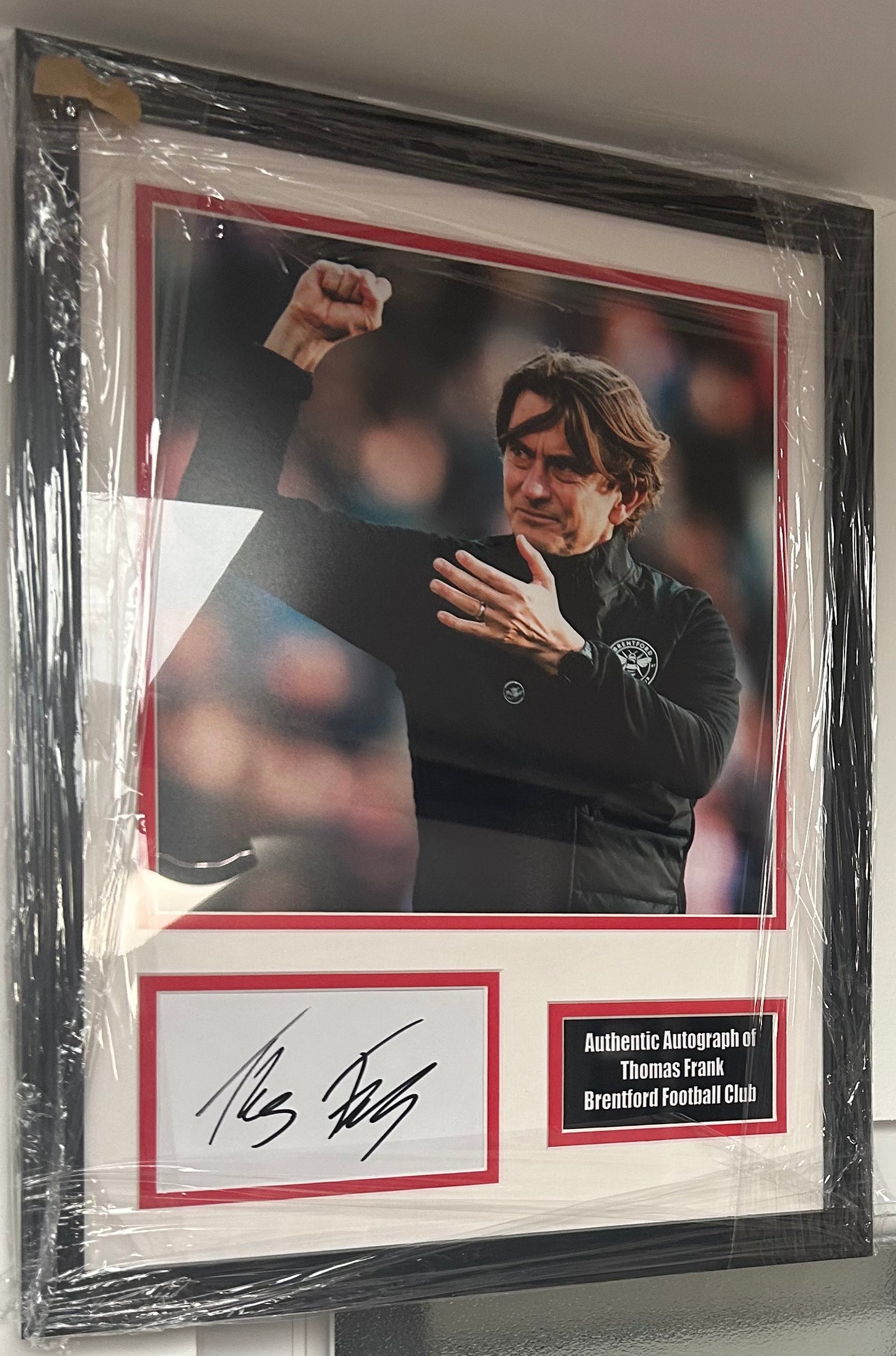 Thomas Frank Signed Brentford Photo Framed