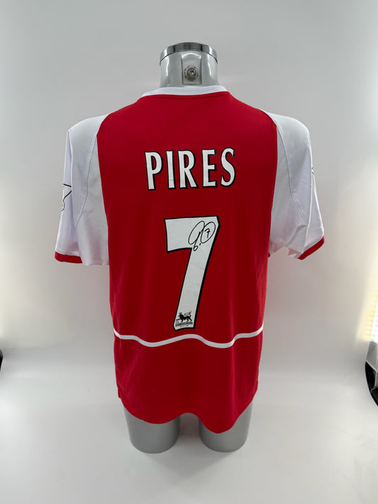 Robert Pires Signed Arsenal Shirt
