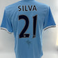 David Silva Signed Manchester City Shirt