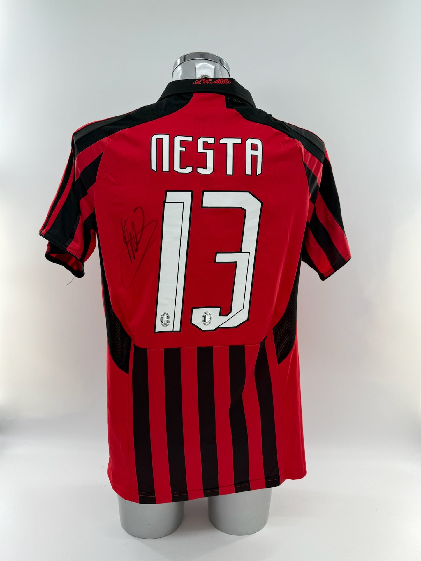 Alessandro Nesta Signed AC Milan Shirt