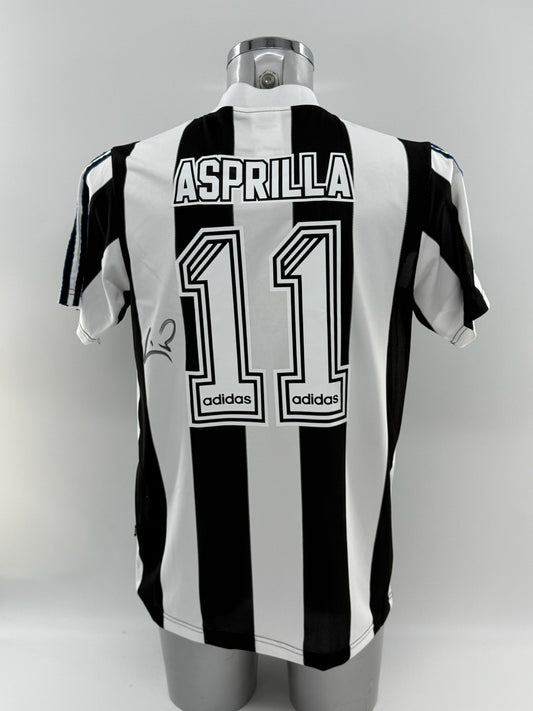 Faustino Asprilla Signed Newcastle United Shirt