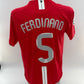 Rio Ferdinand Signed Manchester United Shirt