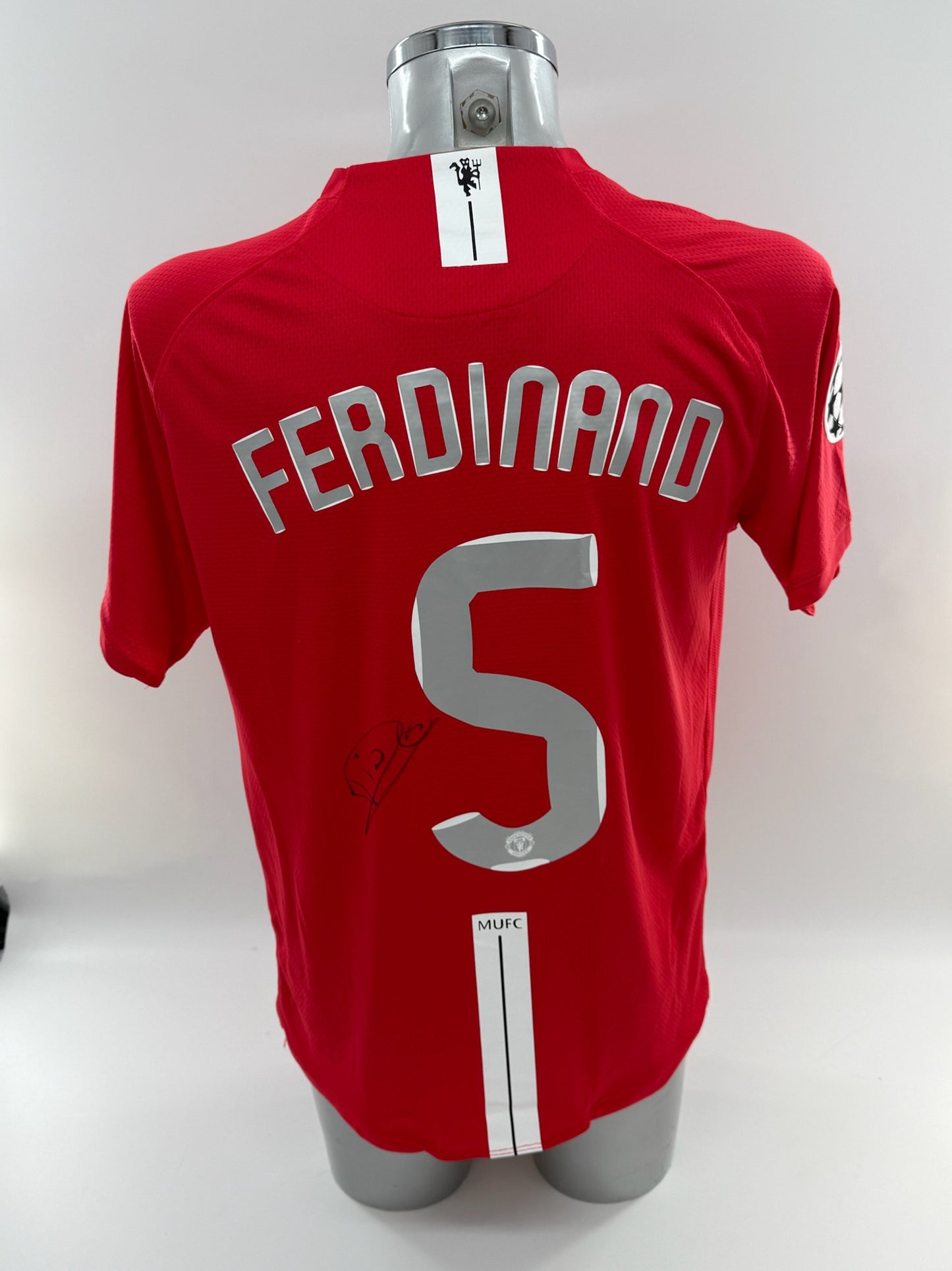 Rio Ferdinand Signed Manchester United Shirt