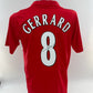 Steven Gerrard Signed Liverpool Shirt