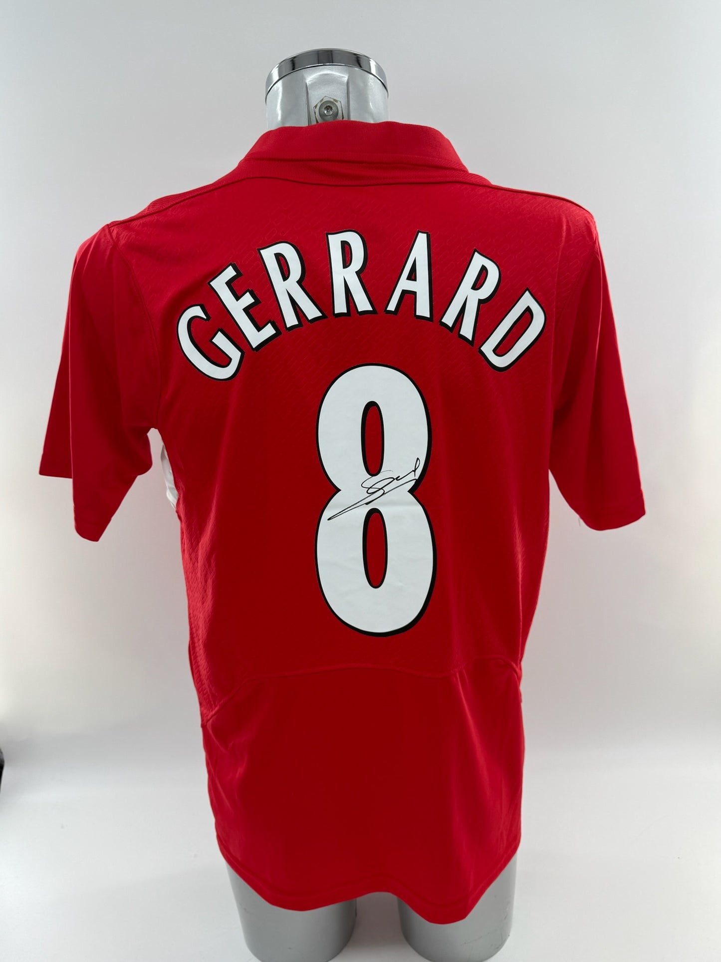 Steven Gerrard Signed Liverpool Shirt