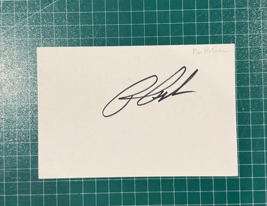 Ron Perlman 'Clay Morrow' - Sons of Anarchy Signed White Card