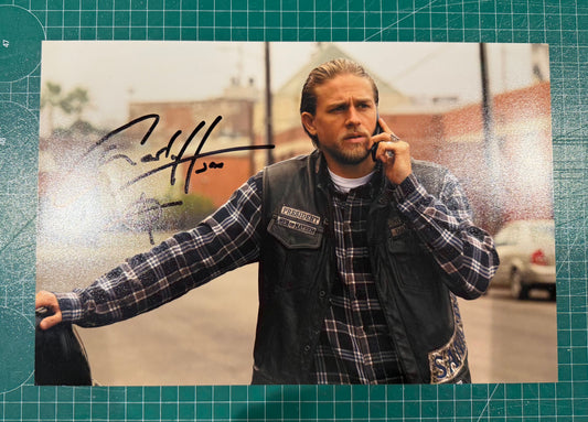 Charlie Hunham Jax Teller Sons of Anarchy Signed Photo