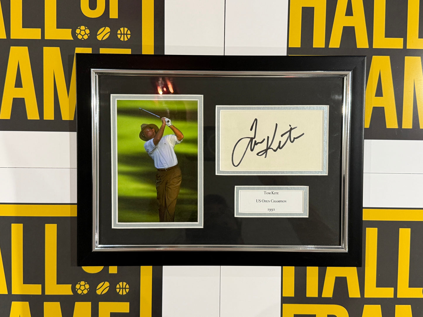 Tom Kite Signed Card