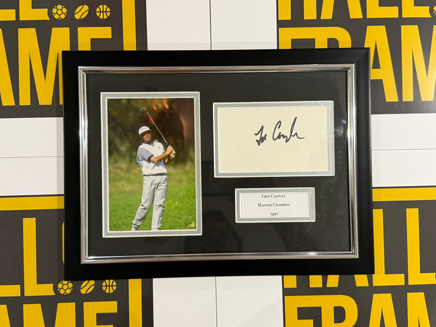 Fred Couples Signed Card