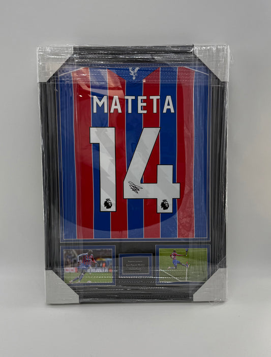 Jean-Philippe Mateta Signed Crystal Palace Shirt Framed