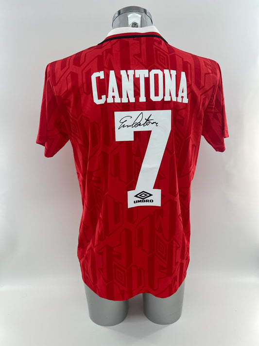 Eric Cantona Signed Manchester United Shirt