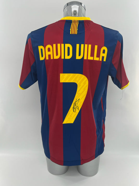David Villa Barcelona Shirt