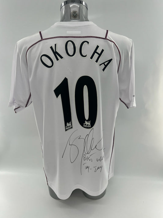 Jay-Jay Okocha signed Bolton Wanderers Shirt