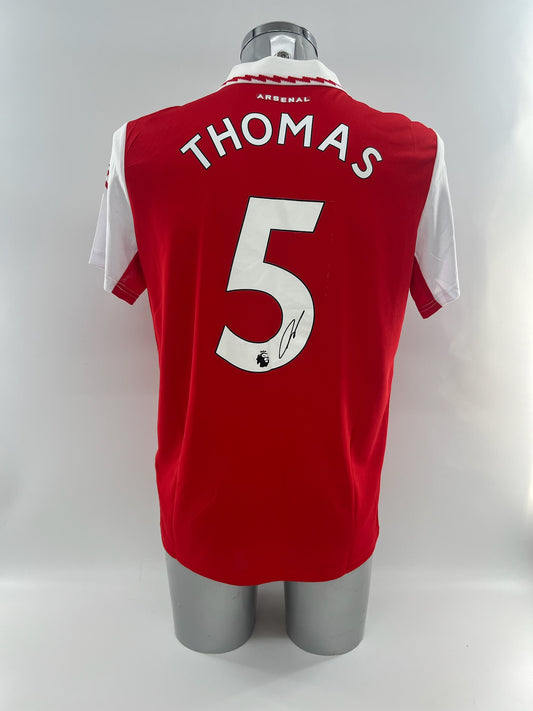 Thomas Partey Signed Arsenal Shirt