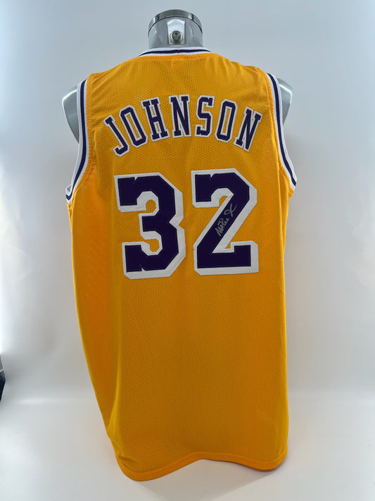 Magic Johnson signed LA Lakers NBA Jersey