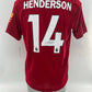 Jordan Henderson Signed Liverpool Shirt