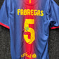 Cesc Fabregas signed Barcelona Shirt